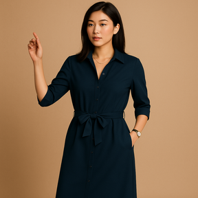 女性用のエレガントなモダンドレス。快適なフィット感で、日常、オフィス、夜の外出に最適。